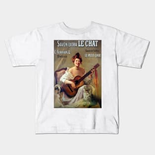 Le Savon, vintage French poster Kids T-Shirt